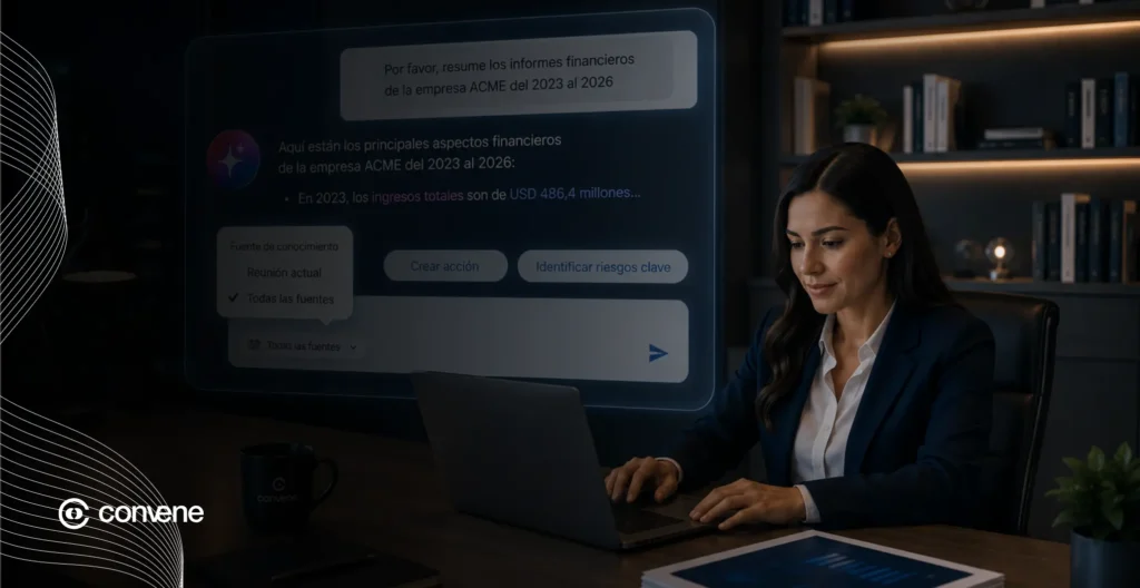 trabajando con inteligencia artificial para hacer resúmenes para gobiernos corporativos