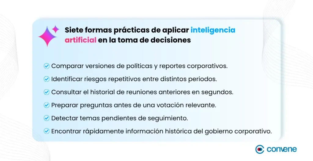 formas de aplicar la IA en la toma de decisiones